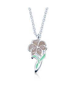 Softly Flower Silver Necklace SPE-3369 (PR8+FL9)